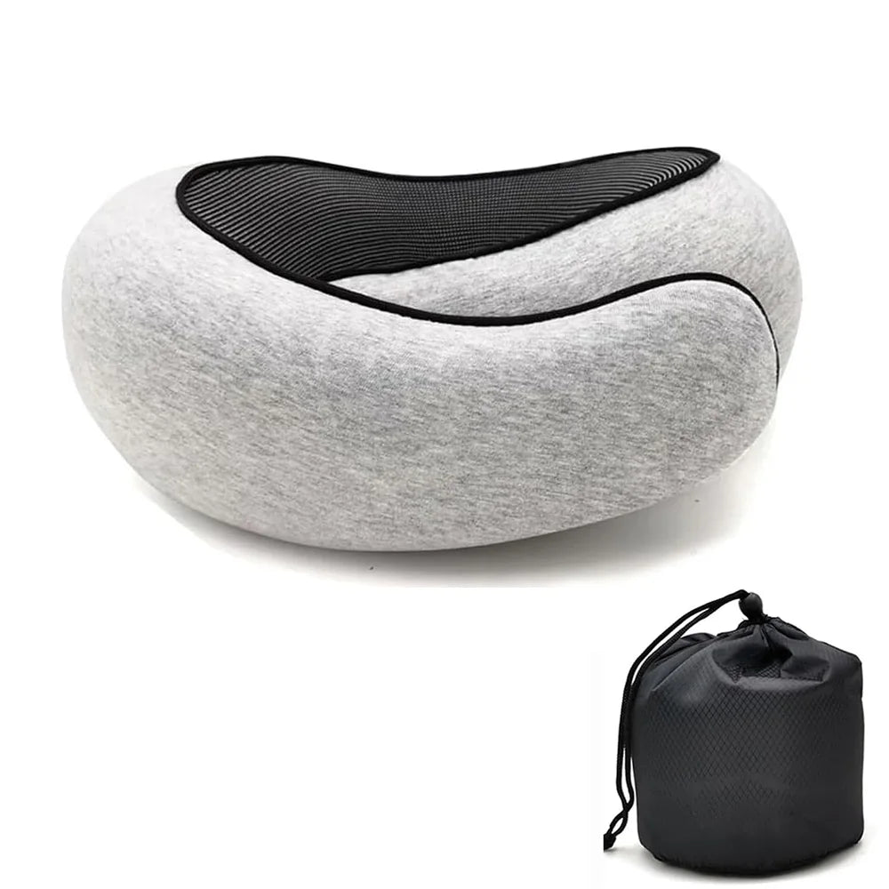 Reise-Nackenkissen – Memory Foam Stütze für unterwegs