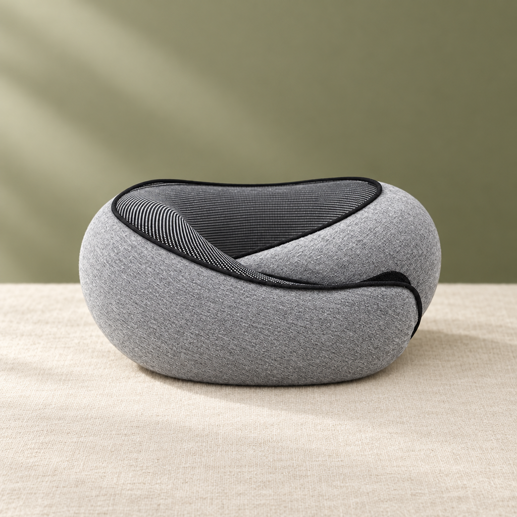 Travel Neck Pillow – Memory Foam Support on the Go
