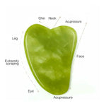 Jade Roller & Gua Sha Set – Gesichtsmassage aus echtem Naturstein